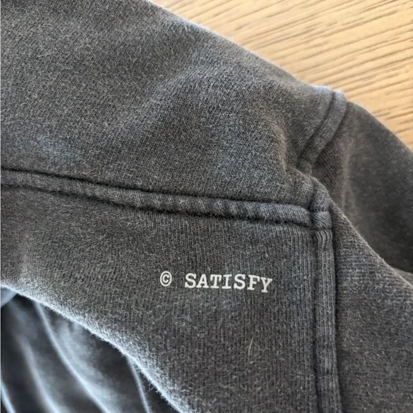 Satisfy Men's Black hoodie - Picture 3 of 5